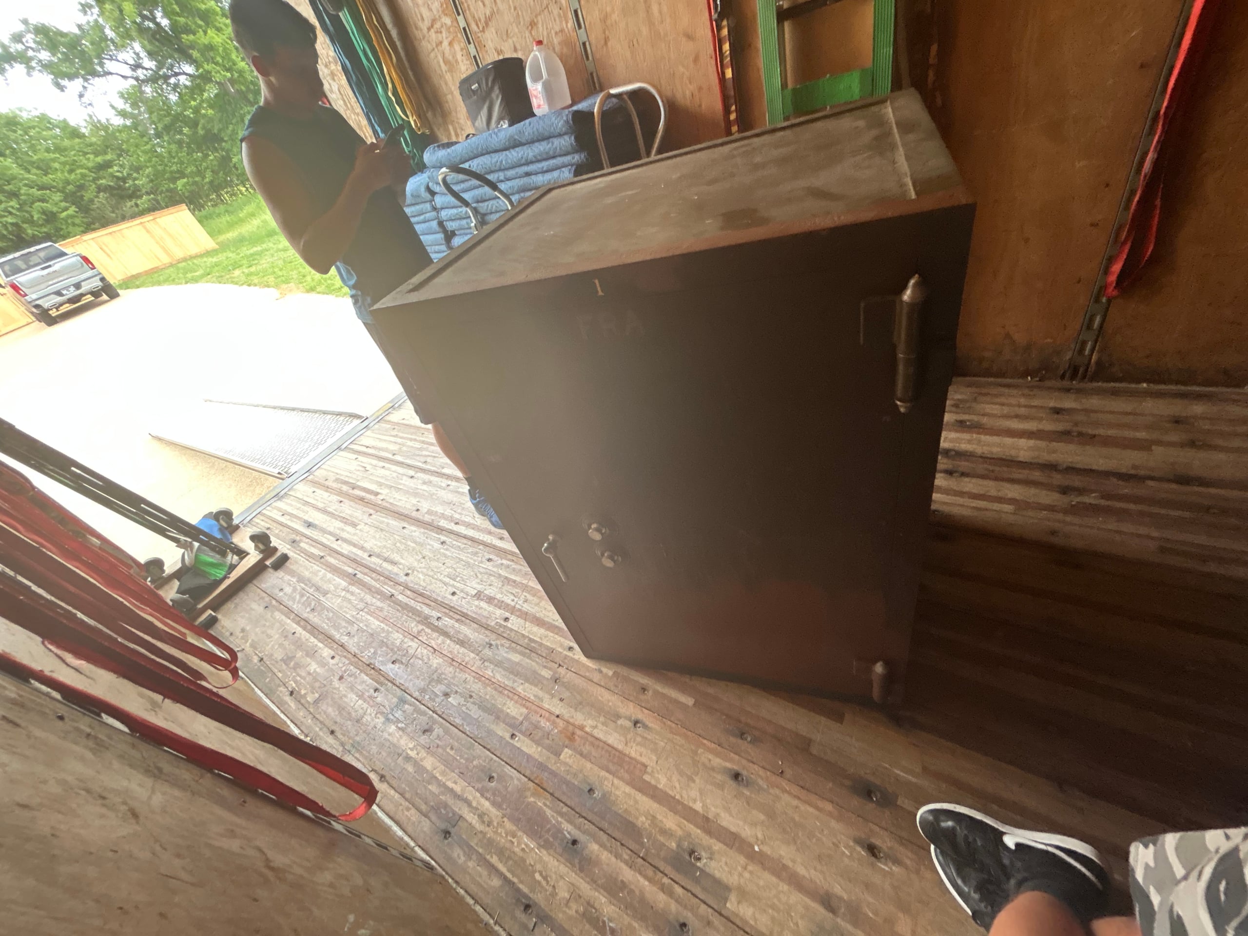 Titan Elite crew moving a gun safe in Memphis, TN